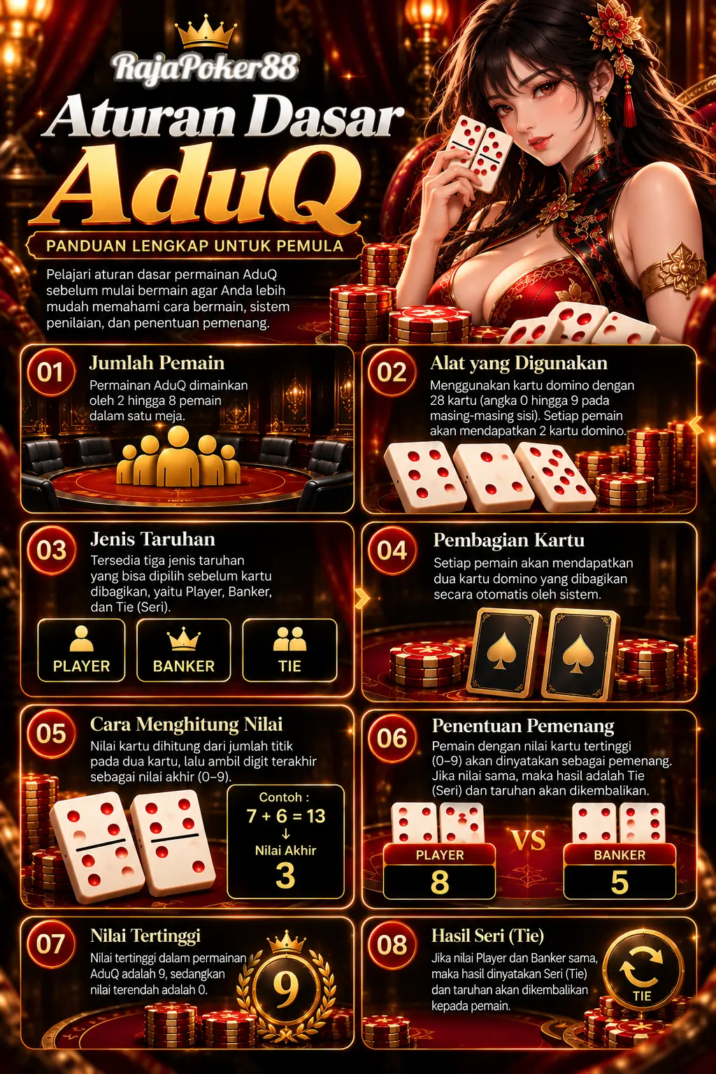 Infografik aturan dasar AduQ