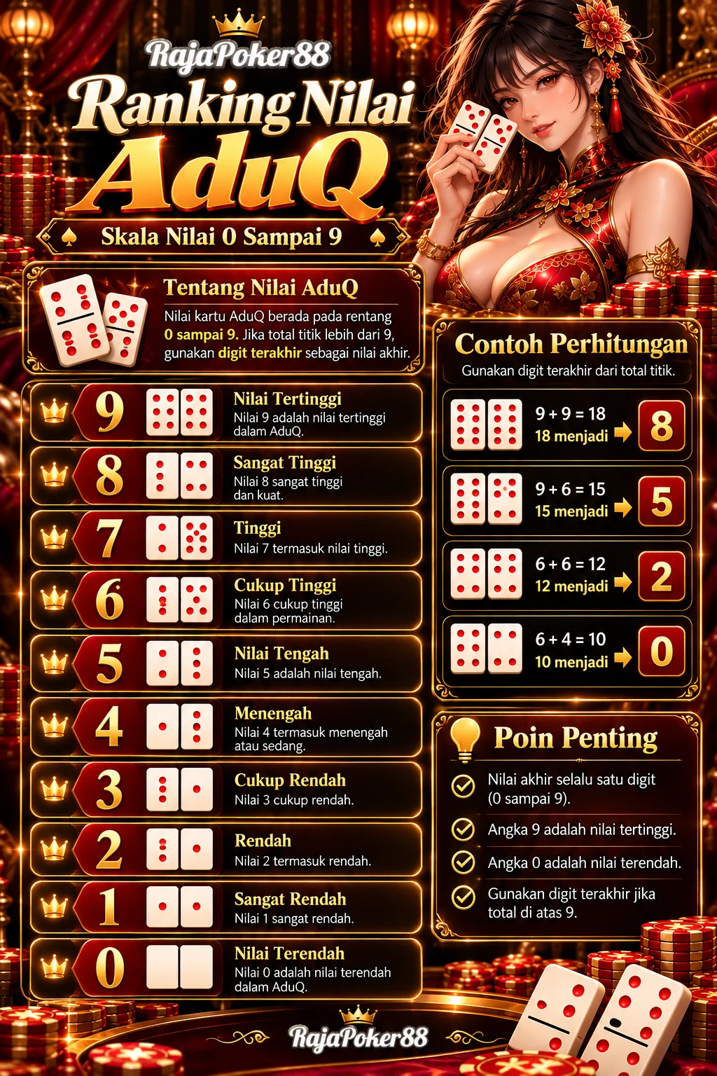 Infografik ranking nilai AduQ