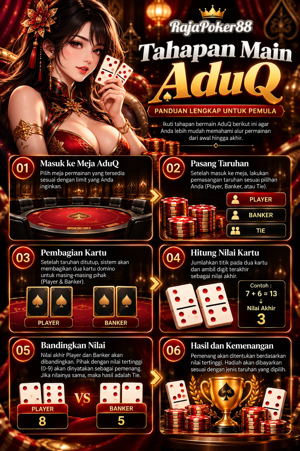 Infografik tahapan main AduQ